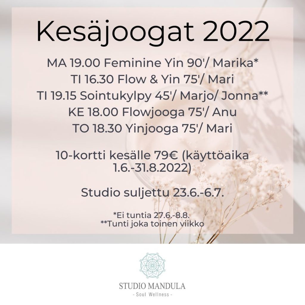 Studio Mandula jooga Lappeenranta
